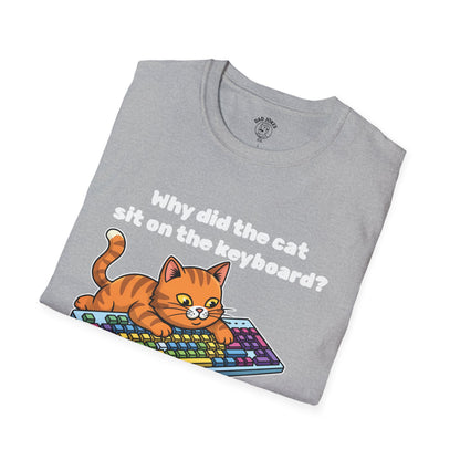 Why did the cat sit on the keyboard?