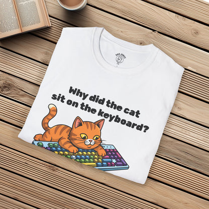 Why did the cat sit on the keyboard?