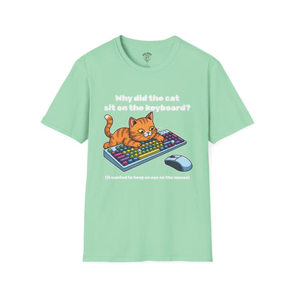 Why did the cat sit on the keyboard?