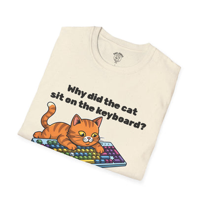 Why did the cat sit on the keyboard?