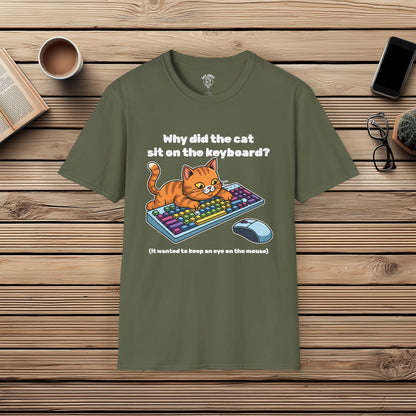 Why did the cat sit on the keyboard?