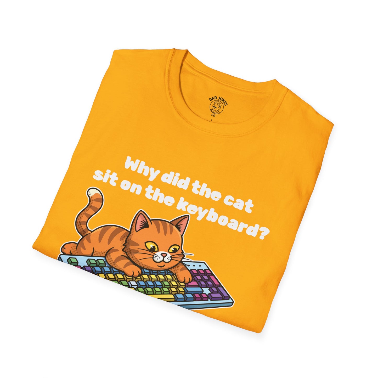 Why did the cat sit on the keyboard?